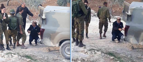 التحقيق مع قائد بالشرطة الفلسطينية لتغييره إطار عربة للجيش الإسرائيلي